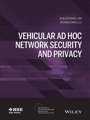 cover image of Vehicular Ad Hoc Network Security and Privacy